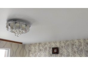 Монтаж потолка для зала 20 м2 с использованием пленки VIPCEILING серии MONLANGE M9001 (3.50)