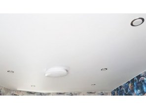 Монтаж потолка в детской 16 м2 с использованием пленки VIPCEILING серии MONLANGE M9001 (3.50)