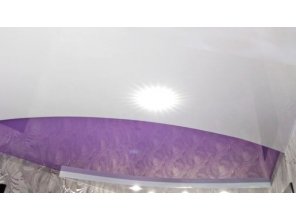 Монтаж потолка для зала 17 м2 с использованием пленки VIPCEILING серии MONLANGE L9001 (2.60)