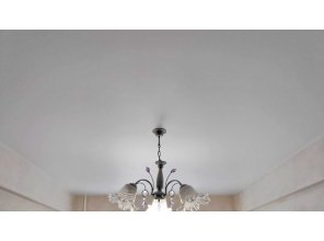 Монтаж потолка в спальне 10 м2 с использованием пленки VIPCEILING серии MONLANGE S9020 (2.60)