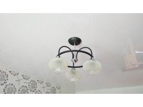 Монтаж потолка в спальне 9 м2 с использованием пленки VIPCEILING серии MONLANGE L9001 (2.60)