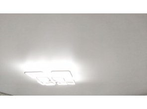 Монтаж потолка для зала 17 м2 с использованием пленки VIPCEILING серии MONLANGE S9020 (4.35)