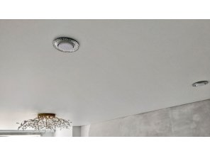 Монтаж потолка для зала 19 м2 с использованием пленки VIPCEILING серии MONLANGE M9001 (3.25)