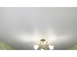 Монтаж потолка в спальне 11 м2 с использованием пленки VIPCEILING серии MONLANGE M9001 (2.60)