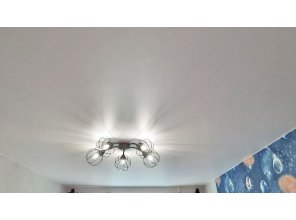 Монтаж потолка в детской 11 м2 с использованием пленки VIPCEILING серии MONLANGE S9020 (2.60)