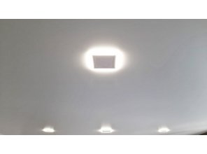 Монтаж потолка для зала 18 м2 с использованием пленки VIPCEILING серии MONLANGE M9001 (4.35)