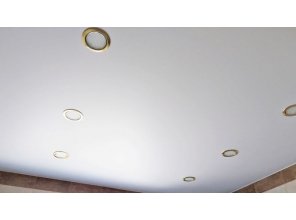 Монтаж потолка в ванной 11 м2 с использованием пленки VIPCEILING серии MONLANGE S9020 (3.25)