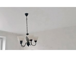 Монтаж потолка в гостиной 17 м2 с использованием пленки VIPCEILING серии MONLANGE M9001 (4.35)