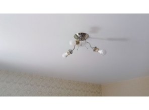 Монтаж потолка для зала 18 м2 с использованием пленки VIPCEILING серии MONLANGE M9001 (4.35)