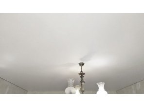 Монтаж потолка для зала 18 м2 с использованием пленки VIPCEILING серии MONLANGE M9001 (3.25)