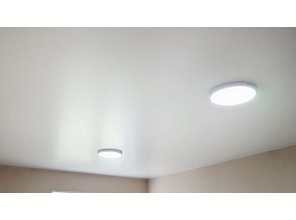 Монтаж потолка в квартире 27 м2 с использованием пленки VIPCEILING серии MONLANGE S9020 (4.90)