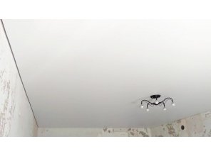 Монтаж потолка в детской 13 м2 с использованием пленки VIPCEILING серии MONLANGE M9001 (3.25)