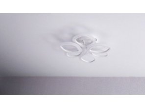 Монтаж потолка в спальне 14 м2 с использованием пленки VIPCEILING серии MONLANGE M9001 (2.60)