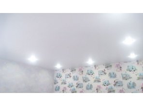 Монтаж потолка в детской 10 м2 с использованием пленки VIPCEILING серии MONLANGE S9020 (3.25)