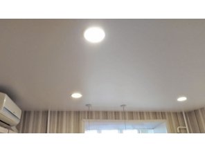 Монтаж потолка в детской 10 м2 с использованием пленки VIPCEILING серии MONLANGE S9020 (3.25)