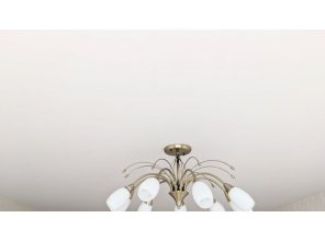 Монтаж потолка в гостиной 16 м2 с использованием пленки VIPCEILING серии MONLANGE M9001 (3.25)