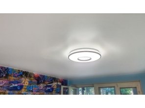 Монтаж потолка в детской 14 м2 с использованием пленки VIPCEILING серии MONLANGE S9020 (3.50)