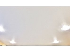 Монтаж потолка на кухне 9 м2 с использованием пленки VIPCEILING серии MONLANGE M9001 (2.60)