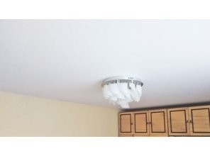 Монтаж потолка для зала 16 м2 с использованием пленки VIPCEILING серии MONLANGE M9001 (3.25)