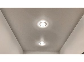 Монтаж потолка в коридоре 4 м2 с использованием пленки VIPCEILING серии MONLANGE M9001 (2.15)