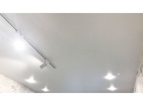 Монтаж потолка в детской 14 м2 с использованием пленки VIPCEILING серии MONLANGE M9001 (3.25)