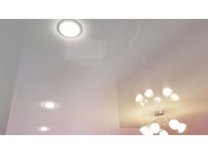 Монтаж потолка для зала 19 м2 с использованием пленки VIPCEILING серии MONLANGE L9001 (4.35)