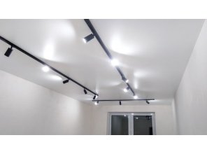 Монтаж потолка в детской 17 м2 с использованием пленки VIPCEILING серии MONLANGE S9020 (3.25)