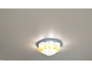 Монтаж потолка для зала 16 м2 с использованием пленки VIPCEILING серии MONLANGE M9001 (4.00)