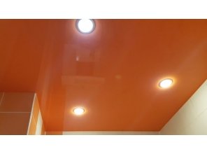 Монтаж потолка в ванной 4 м2 с использованием пленки VIPCEILING серии MONLANGE L9060 (3.50)