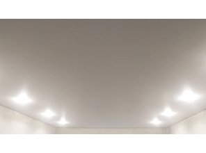 Монтаж потолка для зала 18 м2 с использованием пленки VIPCEILING серии MONLANGE M9001 (3.25)