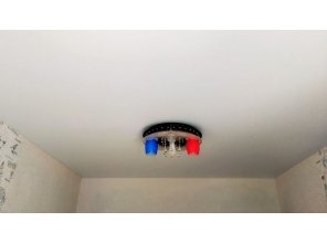 Монтаж потолка в детской 10 м2 с использованием пленки VIPCEILING серии MONLANGE M9001 (2.60)