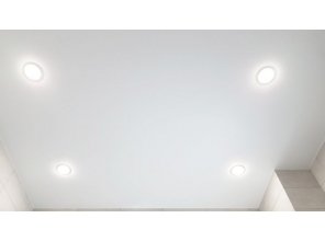 Монтаж потолка в ванной 5 м2 с использованием пленки VIPCEILING серии MONLANGE M9001 (2.15)