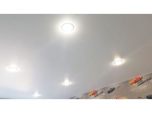 Монтаж потолка в детской 12 м2 с использованием пленки VIPCEILING серии MONLANGE M9001 (3.25)