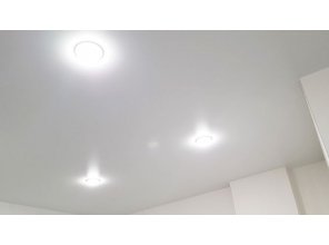 Монтаж потолка в коридоре 10 м2 с использованием пленки VIPCEILING серии MONLANGE S9020 (3.25)