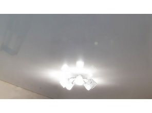 Монтаж потолка для зала 17 м2 с использованием пленки VIPCEILING серии MONLANGE L9001 (3.25)