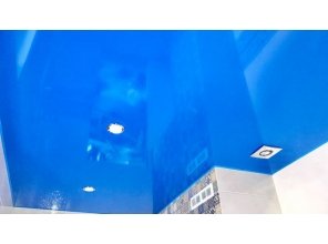 Монтаж потолка в ванной 6 м2 с использованием пленки VIPCEILING серии MONLANGE L9016 (2.15)