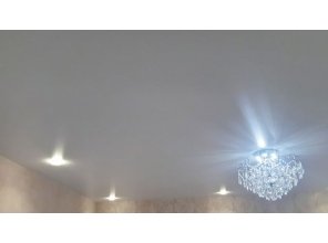 Монтаж потолка для зала 23 м2 с использованием пленки VIPCEILING серии MONLANGE S9020 (4.90)