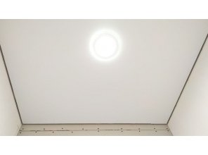 Монтаж потолка в прихожей 2 м2 с использованием пленки VIPCEILING серии MONLANGE M9001 (2.15)