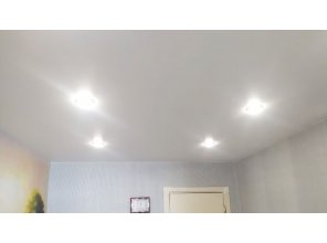 Монтаж потолка в детской 11 м2 с использованием пленки VIPCEILING серии MONLANGE M9001 (2.15)