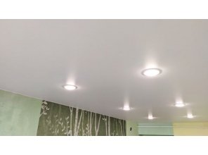 Монтаж потолка в детской 14 м2 с использованием пленки VIPCEILING серии MONLANGE M9001 (2.60)