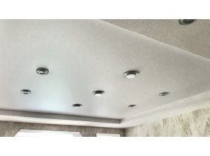 Монтаж потолка в детской 5 м2 с использованием пленки VIPCEILING серии MONLANGE M9001 (2.15)