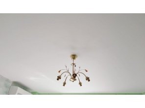 Монтаж потолка в спальне 14 м2 с использованием пленки VIPCEILING серии MONLANGE M9001 (3.50)