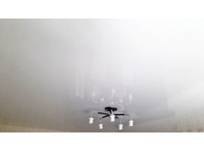 Монтаж потолка для зала 15 м2 с использованием пленки VIPCEILING серии MONLANGE L9001 (3.25)