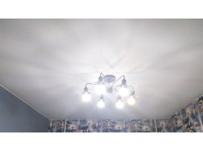 Монтаж потолка в детской 11 м2 с использованием пленки VIPCEILING серии MONLANGE M9001 (3.25)