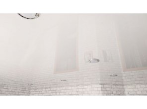 Монтаж потолка для зала 13 м2 с использованием пленки VIPCEILING серии MONLANGE L9001 (3.80)