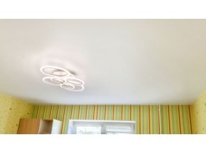 Монтаж потолка в детской 14 м2 с использованием пленки VIPCEILING серии MONLANGE S9020 (3.50)
