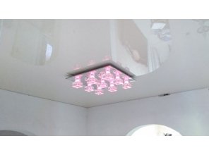 Монтаж потолка в коридоре 8 м2 с использованием пленки VIPCEILING серии MONLANGE L9042 (3.50)