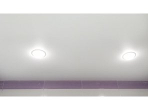 Монтаж потолка в ванной 3 м2 с использованием пленки VIPCEILING серии MONLANGE M9001 (2.15)