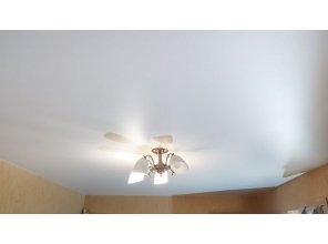 Монтаж потолка для зала 19 м2 с использованием пленки VIPCEILING серии MONLANGE M9001 (3.50)