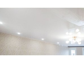 Монтаж потолка для зала 23 м2 с использованием пленки VIPCEILING серии MONLANGE L9001 (4.00)